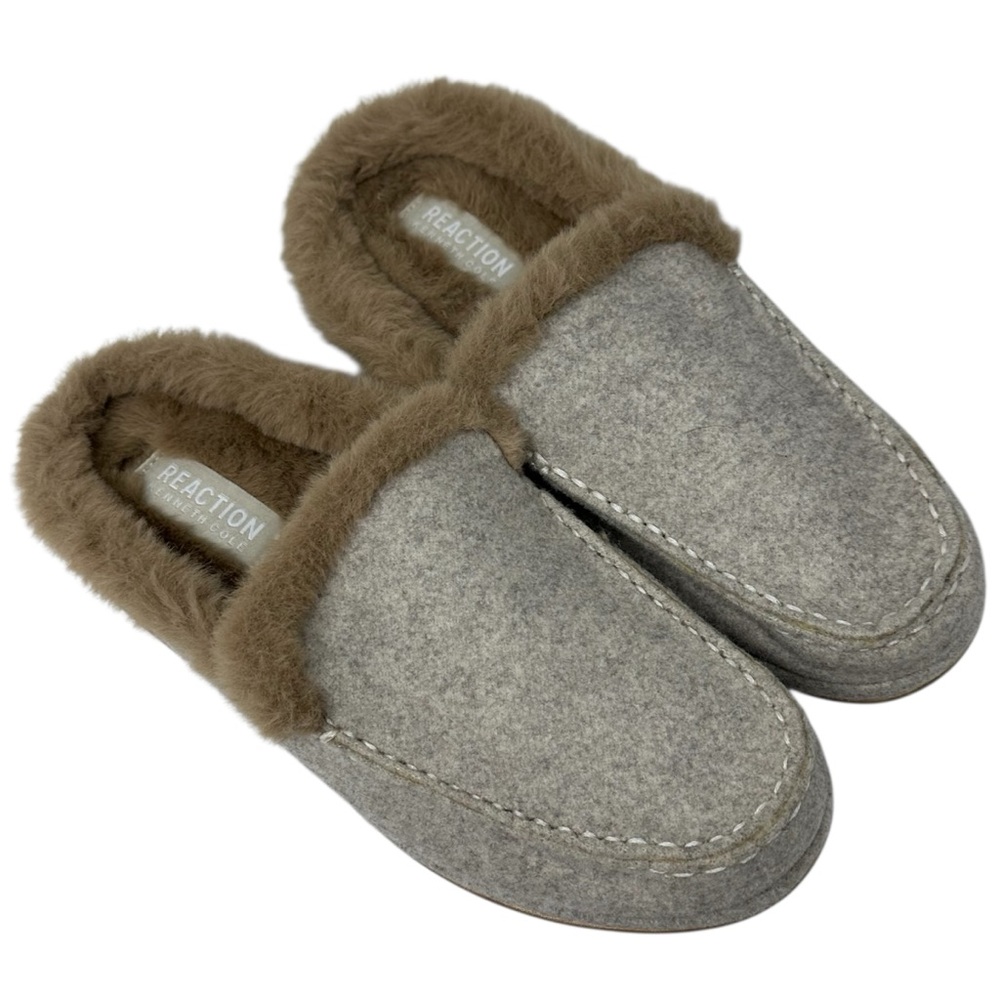 Kenneth Cole Reaction Women's Glam 2.0 Cozy Slip On Mules 7.5